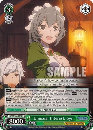 Image of Unusual Interest, Syr (SR) (DDM/S88-E032S SR) - Is it Wrong to Try to Pick Up Girls in a Dungeon?