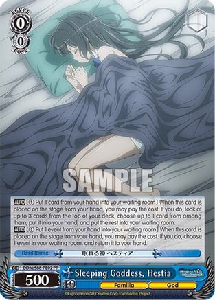 Image of Sleeping Goddess, Hestia (DDM/S88-PE02 PR) - Is it Wrong to Try to Pick Up Girls in a Dungeon?