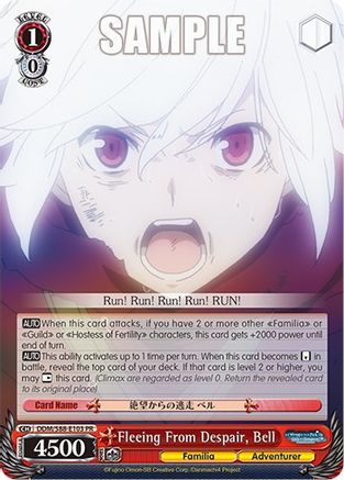 Image of Fleeing From Despair, Bell (DDM/S88-E103 PR) - Is it Wrong to Try to Pick Up Girls in a Dungeon?