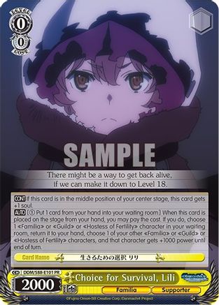 Image of Choice for Survival, Lili (DDM/S88-E101 PR) - Is it Wrong to Try to Pick Up Girls in a Dungeon?