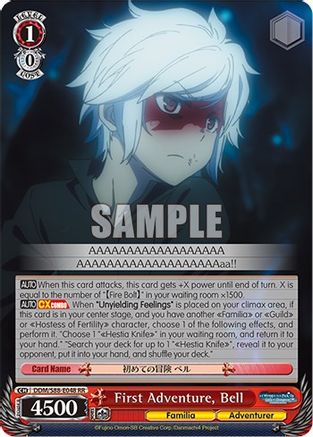 Image of First Adventure, Bell (DDM/S88-E048 RR) - Is it Wrong to Try to Pick Up Girls in a Dungeon?