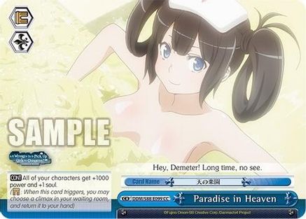 Image of Paradise in Heaven (DDM/S88-E099 CC) - Is it Wrong to Try to Pick Up Girls in a Dungeon?