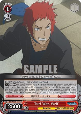 Image of Turf War, Welf (DDM/S88-E051 R) - Is it Wrong to Try to Pick Up Girls in a Dungeon?