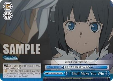 Image of I Shall Make You Win (RRR) (DDM/S88-E098R RRR) - Is it Wrong to Try to Pick Up Girls in a Dungeon?