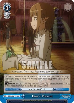 Image of Eina's Present (DDM/S88-E096 U) - Is it Wrong to Try to Pick Up Girls in a Dungeon?