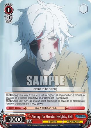 Image of Aiming for Greater Heights, Bell (DDM/S88-E063 C) - Is it Wrong to Try to Pick Up Girls in a Dungeon?