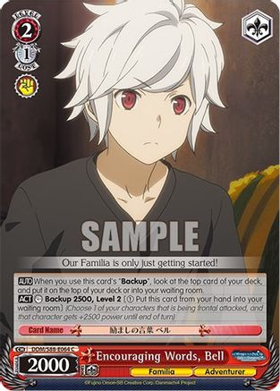 Image of Encouraging Words, Bell (DDM/S88-E064 C) - Is it Wrong to Try to Pick Up Girls in a Dungeon?