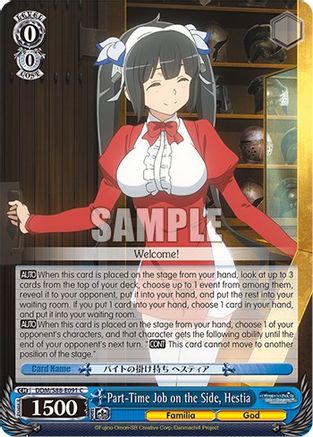 Image of Part-Time Job on the Side, Hestia (DDM/S88-E091 C) - Is it Wrong to Try to Pick Up Girls in a Dungeon?