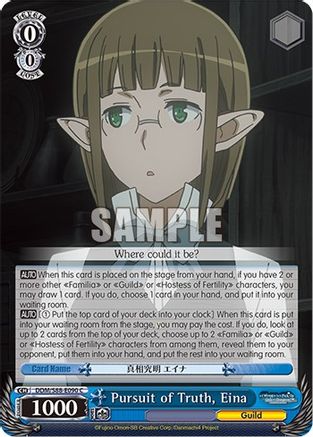Image of Pursuit of Truth, Eina (DDM/S88-E090 C) - Is it Wrong to Try to Pick Up Girls in a Dungeon?