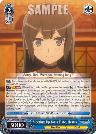 Image of Meeting Up for a Date, Hestia (DDM/S88-E088 U) - Is it Wrong to Try to Pick Up Girls in a Dungeon?