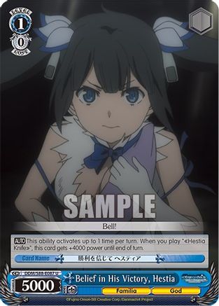 Image of Belief in His Victory, Hestia (DDM/S88-E087 U) - Is it Wrong to Try to Pick Up Girls in a Dungeon?