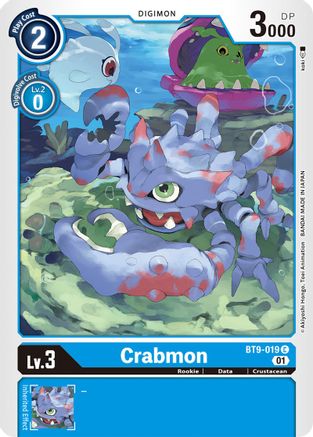 Image of Crabmon (BT9-019) - X Record