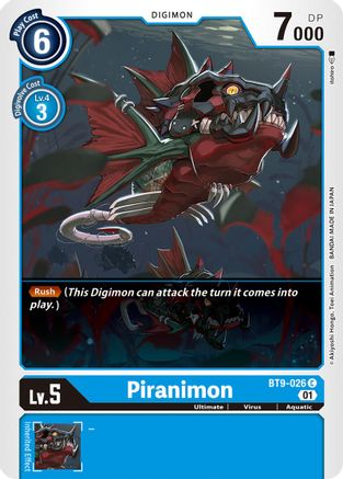 Image of Piranimon (BT9-026) - X Record