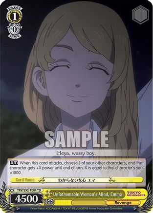 Image of Unfathomable Woman's Mind, Emma (TRV/S92-TE04 TD) - Tokyo Revengers