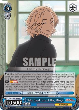 Image of Take Good Care of Her, Mikey (TRV/S92-TE19 TD) - Tokyo Revengers