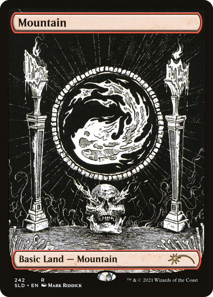 Image of Mountain (Crushing Brutality) (SLD-242) - Secret Lair Drop Foil