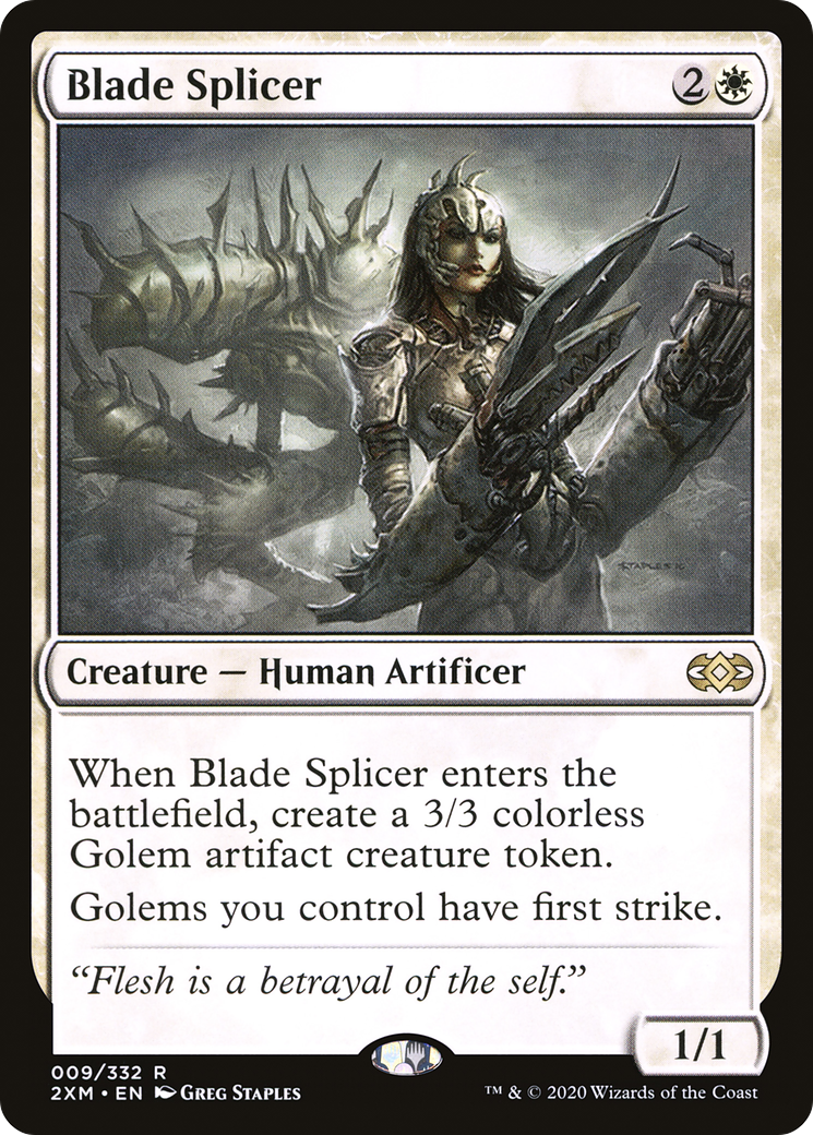 Image of Blade Splicer (2XM-009) - Double Masters Foil