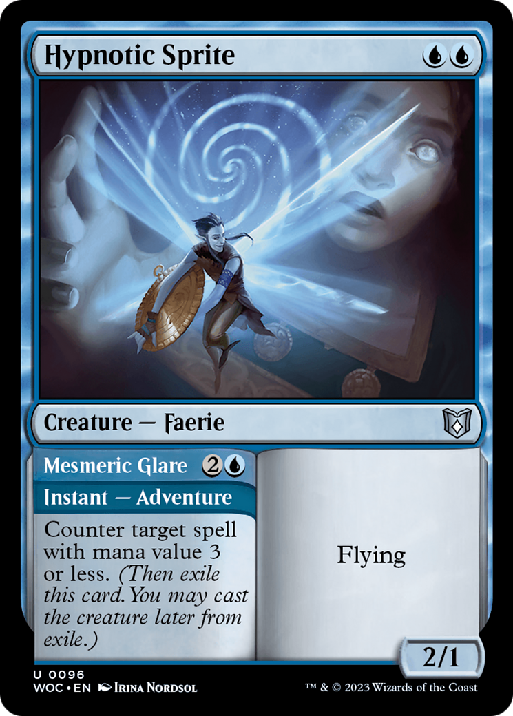 Image of Hypnotic Sprite (WOC-096) - Wilds of Eldraine Commander