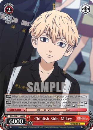 Image of Childish Side, Mikey (Foil) (TRV/S92-E104S PR) - Tokyo Revengers