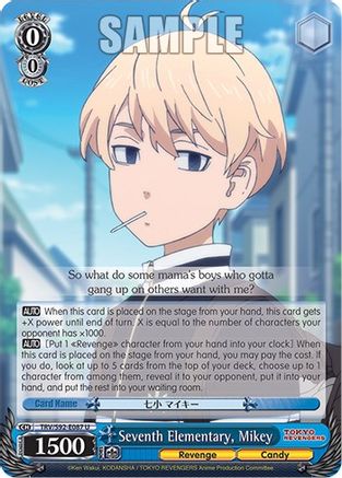 Image of Seventh Elementary, Mikey (TRV/S92-E087 U) - Tokyo Revengers