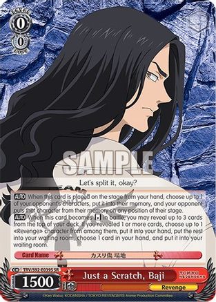 Image of Just a Scratch, Baji (SR) (TRV/S92-E039S SR) - Tokyo Revengers