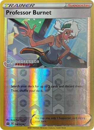 Image of Professor Burnet SWSH167  - Reverse Holofoil Professor Program Promos - Promo
