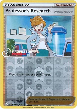 Image of Professor's Research 060/072  - Reverse Holofoil Professor Program Promos - Promo