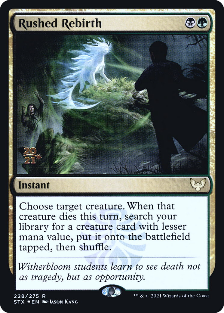 Image of Rushed Rebirth (PRE-228) - Strixhaven: School of Mages Promos Foil