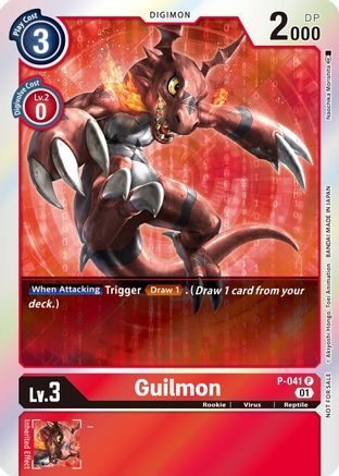 Image of Guilmon (Gen Con 2022) (P-041) - Digimon Promotion Cards Foil