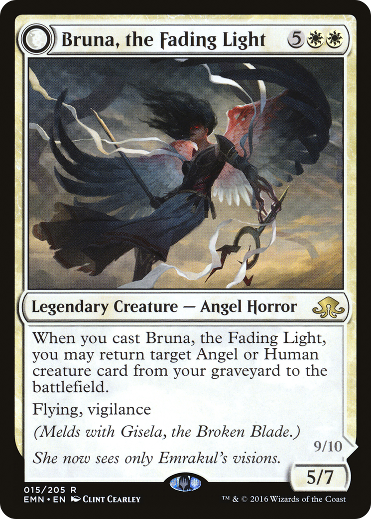 Image of Bruna, the Fading Light (EMN-015) - Eldritch Moon: (mooneldrazidfc) Foil