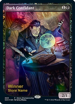 Image of Dark Confidant (Winner) (GAME-003) - Game Day & Store Championship Promos Foil