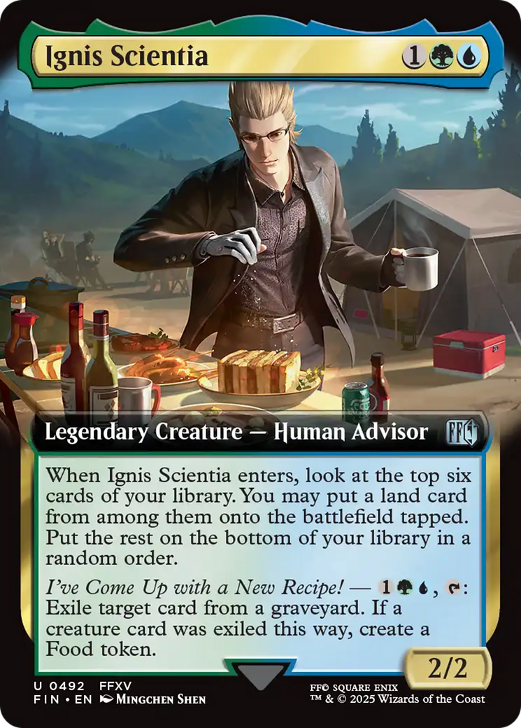 Image of Ignis Scientia (Extended Art) (FIN-492) - FINAL FANTASY: (Extended Art) Foil