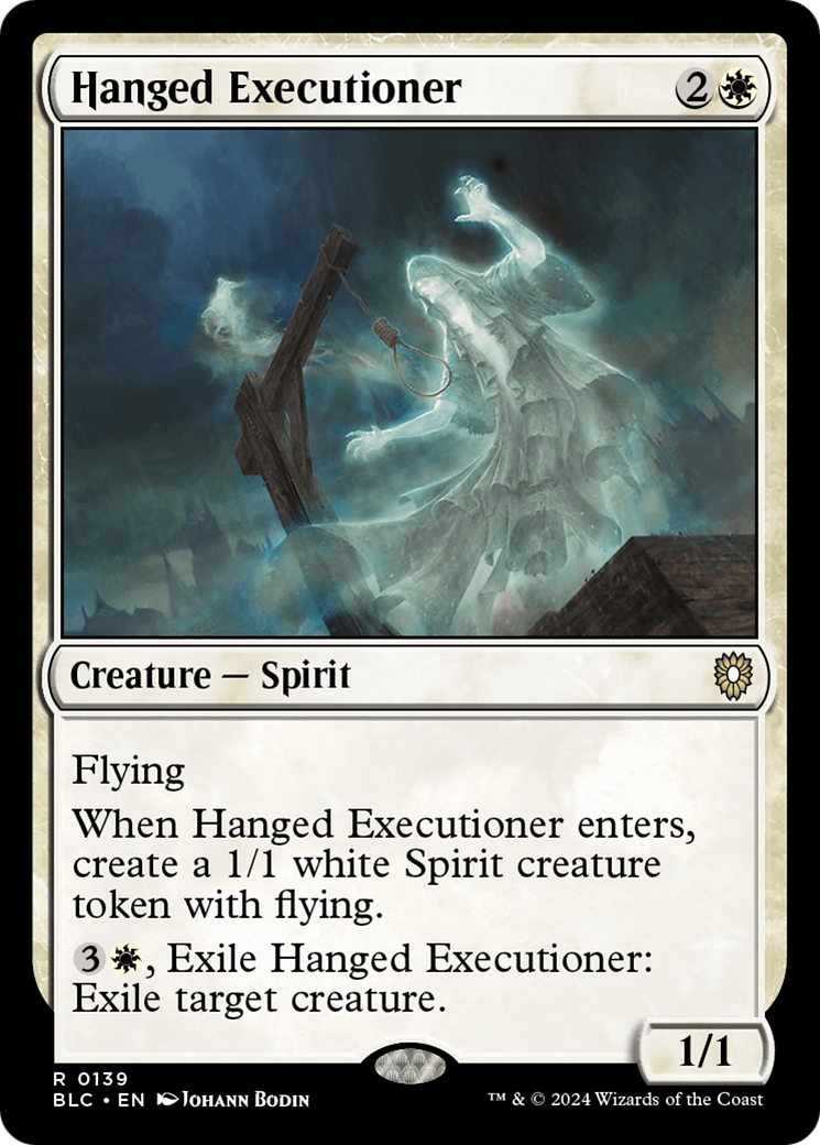 Image of Hanged Executioner (BLC-139) - Bloomburrow Commander