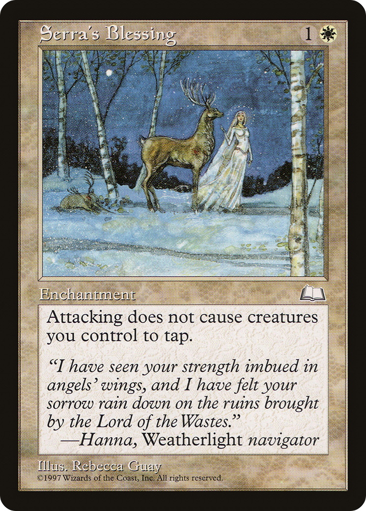 Image of Serra's Blessing (WTH-) - Weatherlight