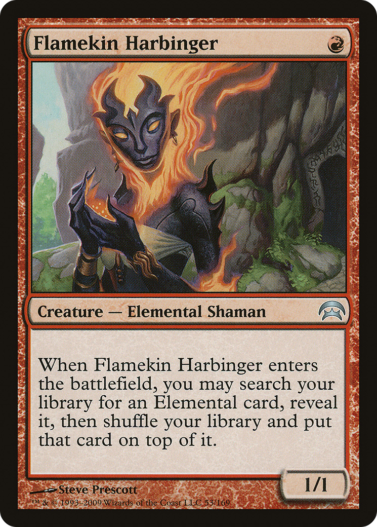 Image of Flamekin Harbinger (HOP-053) - Planechase