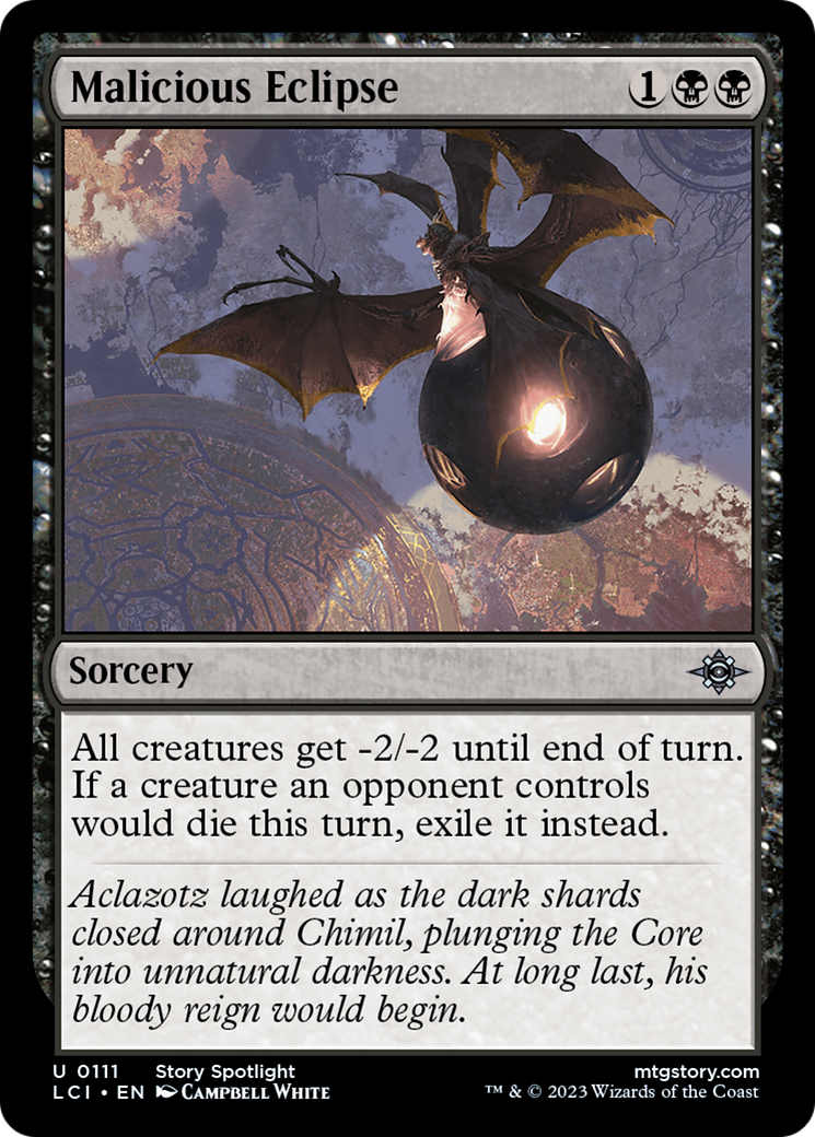 Image of Malicious Eclipse (LCI-111) - The Lost Caverns of Ixalan Foil