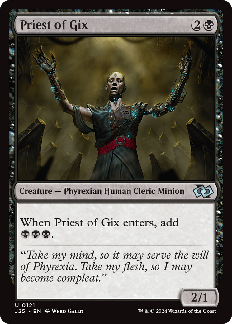 Image of Priest of Gix (J25-121) - Foundations Jumpstart