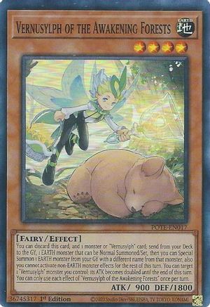 Image of Vernusylph of the Awakening Forests (POTE-EN017) - Power of the Elements Unlimited