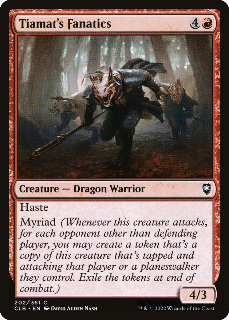 Image of Tiamat's Fanatics (CLB-202) - Commander Legends: Battle for Baldur's Gate