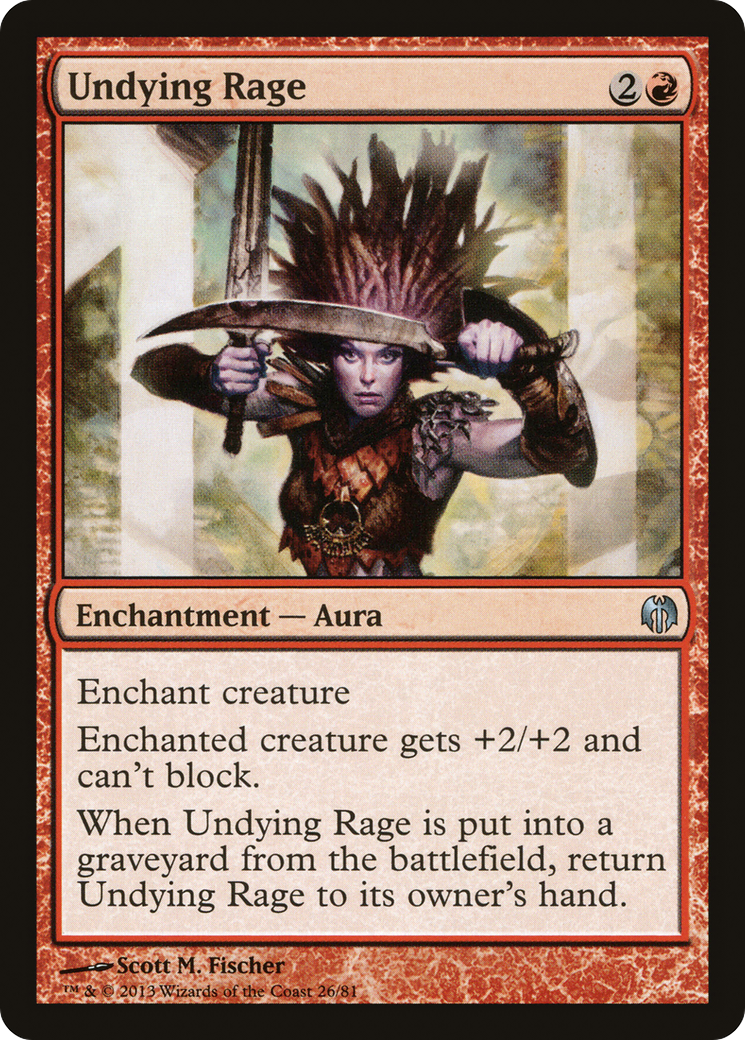 Image of Undying Rage (DDL-026) - Duel Decks: Heroes vs. Monsters