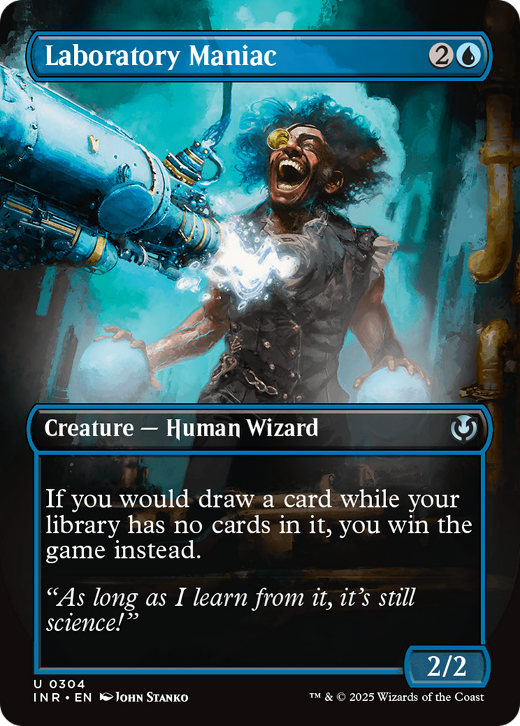 Image of Laboratory Maniac (Borderless) (INR-304) - Innistrad Remastered (Borderless) Foil