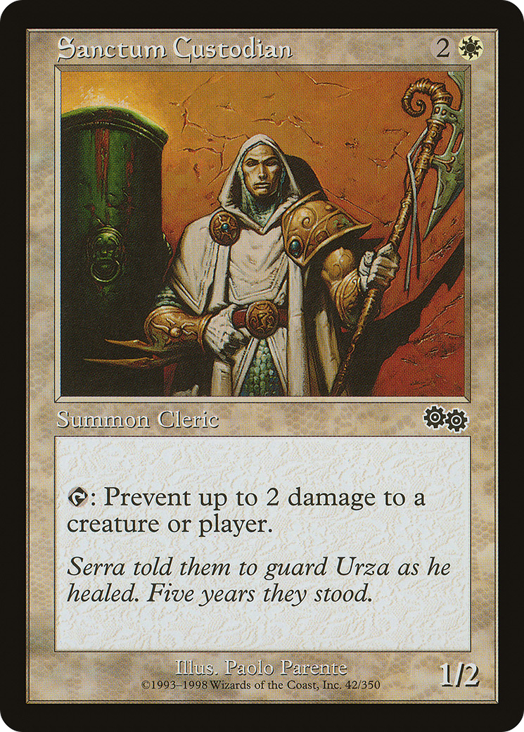 Image of Sanctum Custodian (USG-042) - Urza's Saga