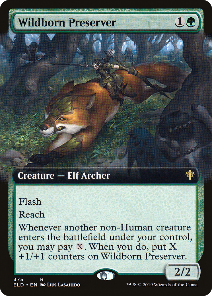 Image of Wildborn Preserver (Extended Art) (ELD-375) - Throne of Eldraine: (Extended Art) Foil