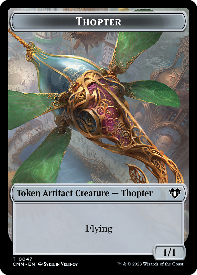 Image of Thopter (TCMM-047) - Commander Masters Tokens Foil