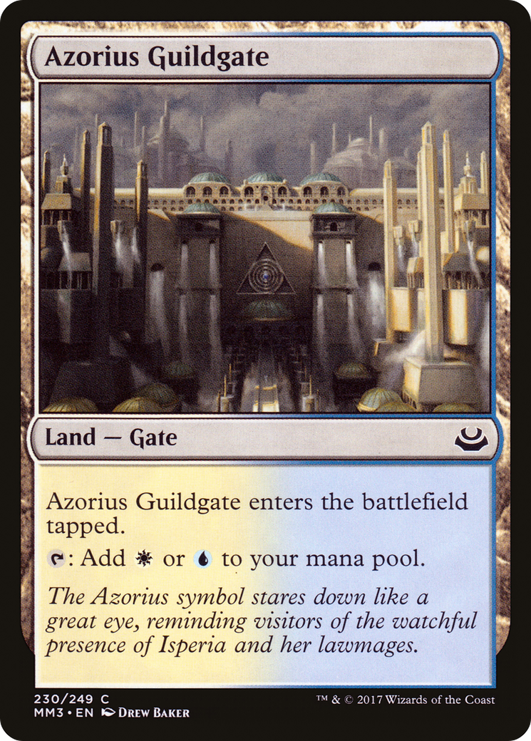 Image of Azorius Guildgate (MM3-230) - Modern Masters 2017