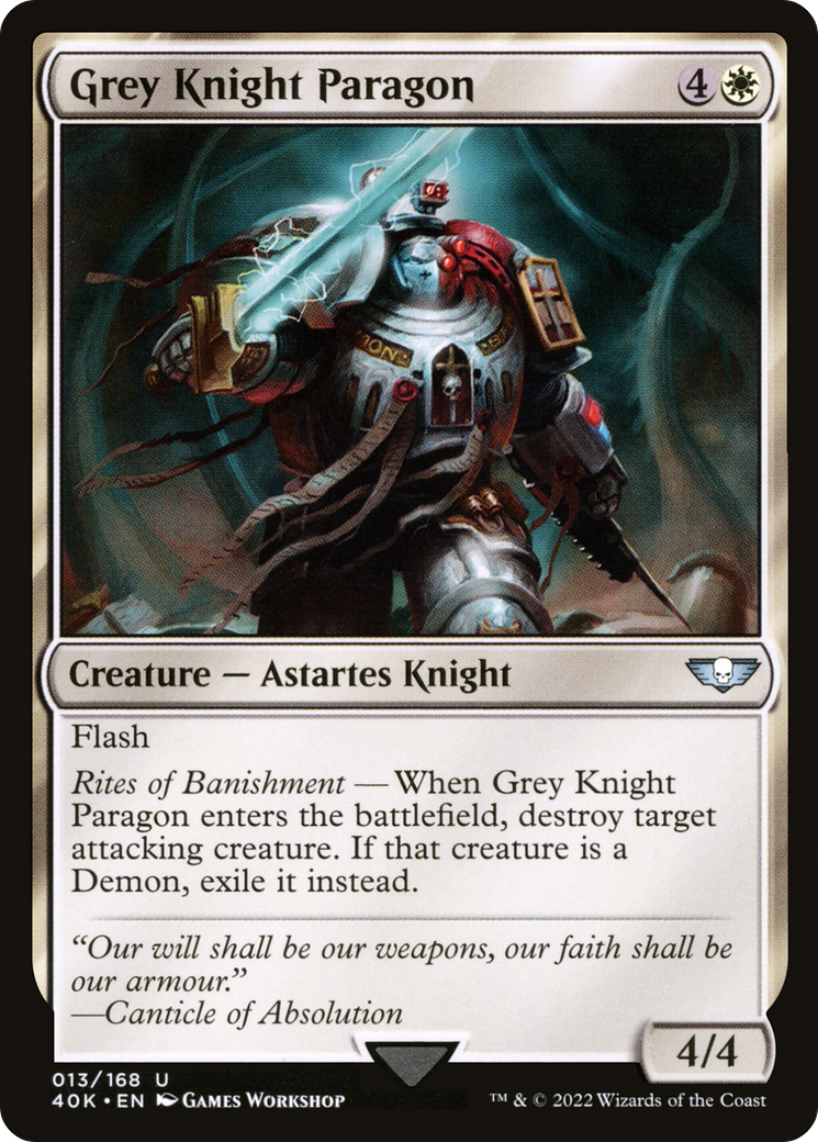 Image of Grey Knight Paragon (40K-013) - Warhammer 40,000 Commander