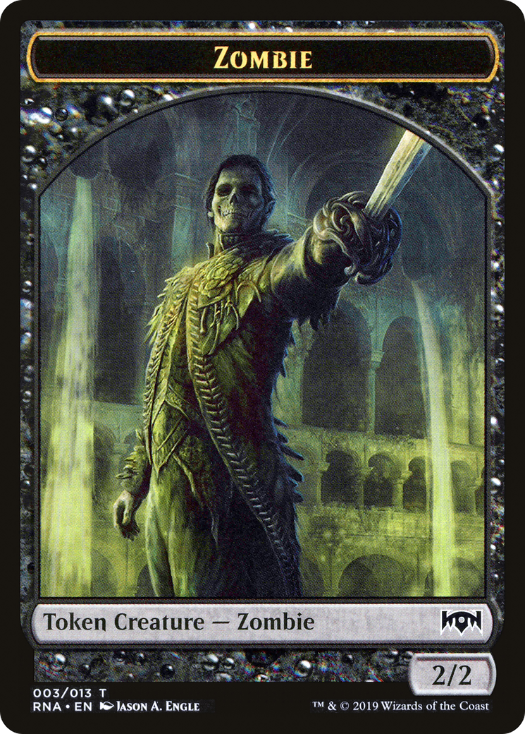 Image of Zombie Token (RNA-003) - Ravnica Allegiance Tokens