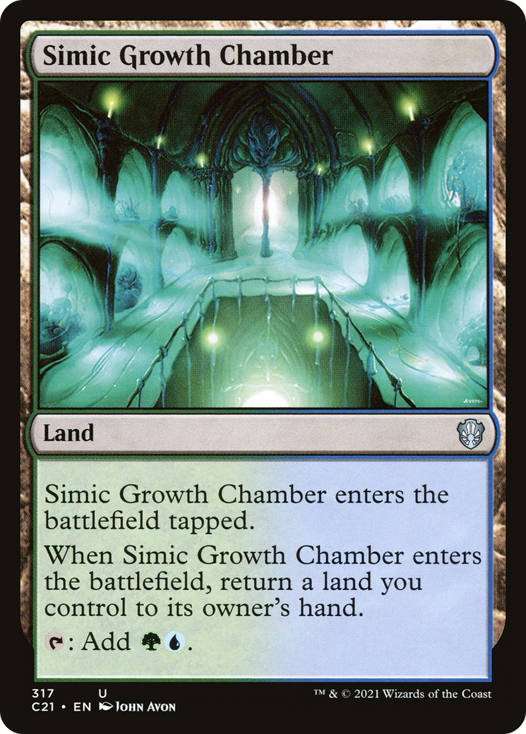 Image of Simic Growth Chamber (C21-317) - Commander 2021
