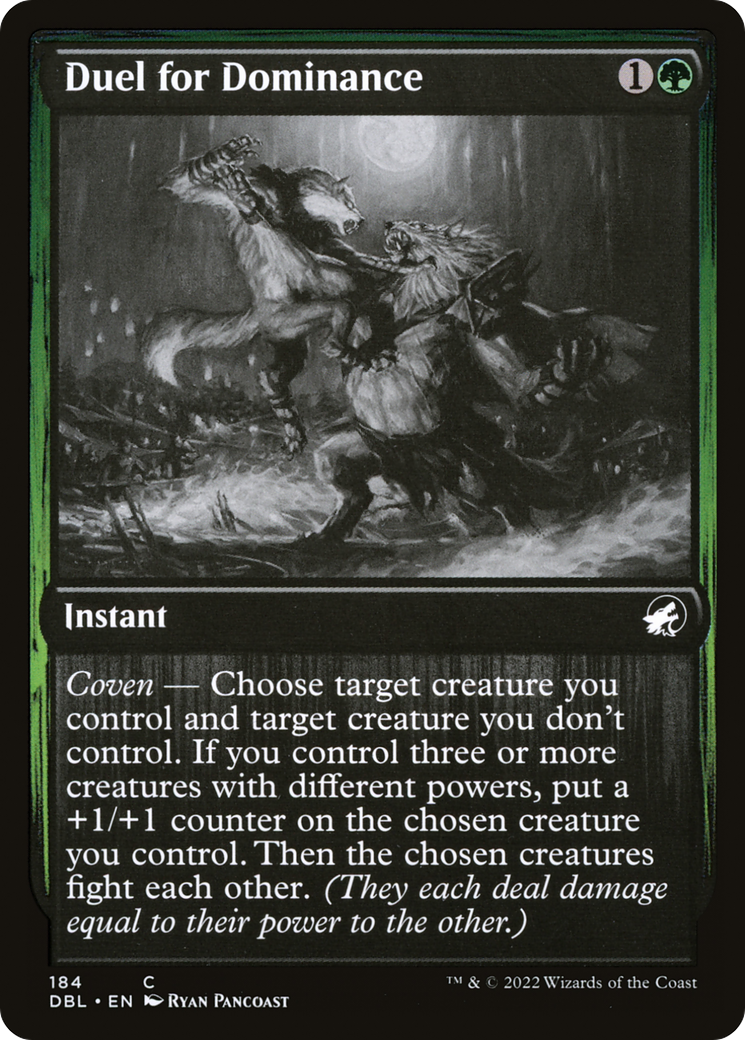 Image of Duel for Dominance (DBL-184) - Innistrad: Double Feature Foil