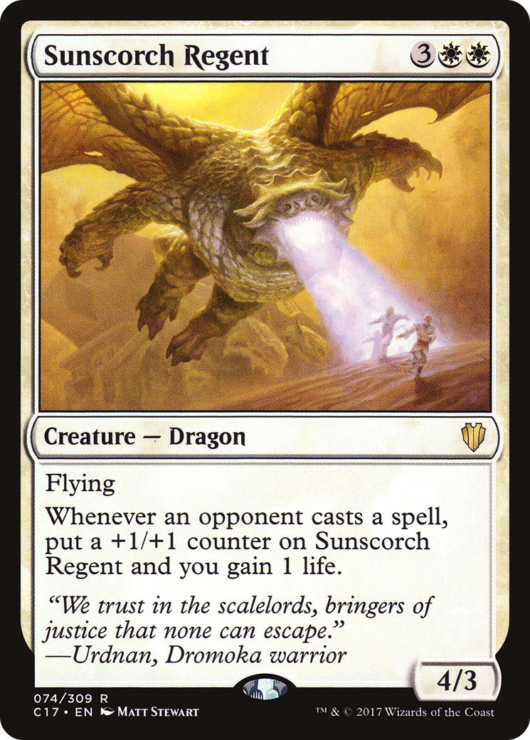 Image of Sunscorch Regent (C17-074) - Commander 2017